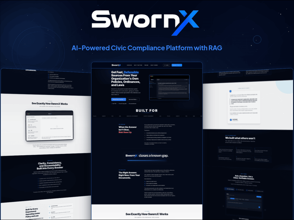 SwornX case study preview